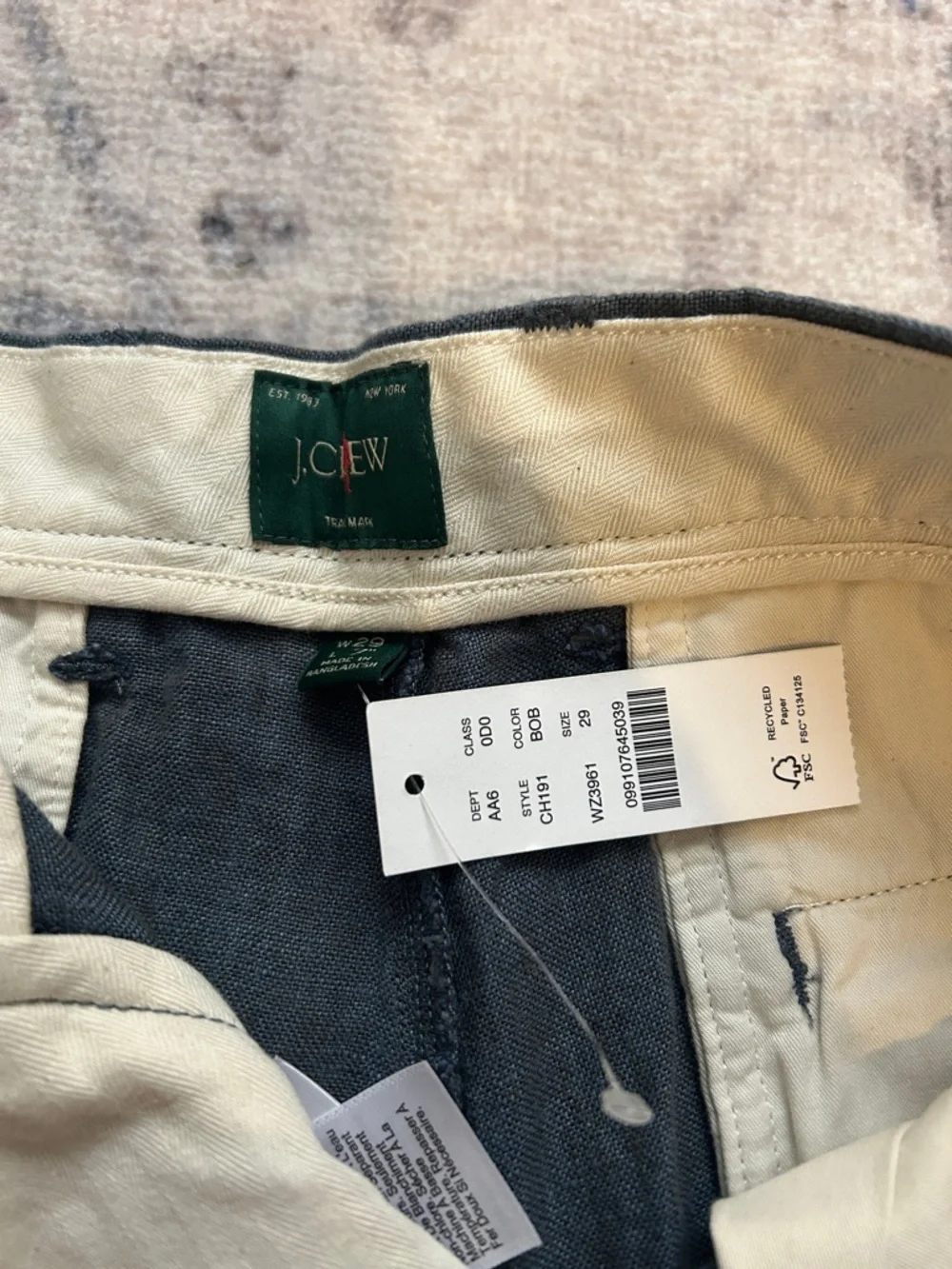 J. Crew Men's Linen Shorts (NWT)